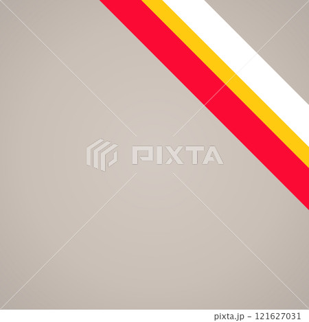 Corner ribbon flag of Lesser Poland Corner ribbon flag of Lesser Poland 121627031