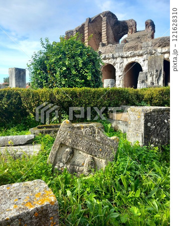 Excavations and parts of the amphitheater of the ancient city Excavations and parts of the amphitheater of the ancient city 121628310