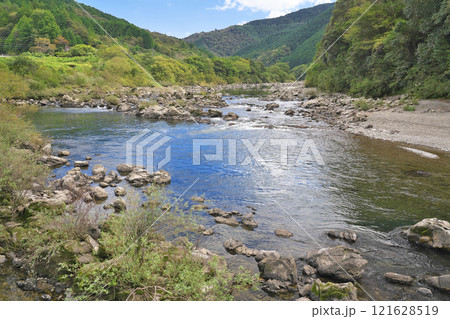 【四万十川】 撮影場所：高知県高岡郡四万十町上岡 121628519