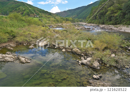 【四万十川】 撮影場所：高知県高岡郡四万十町上岡 121628522