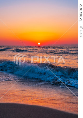 角田浜の夕暮れ 角田浜の夕暮れ 121631012