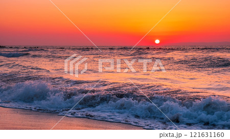 角田浜の夕暮れ 角田浜の夕暮れ 121631160