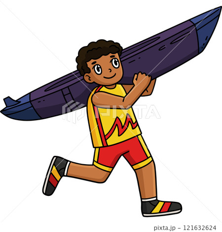 Rowing Oarsman Carrying Boat Competition Clipart Rowing Oarsman Carrying Boat Competition Clipart 121632624