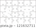 白いジグソーパズル 121632711