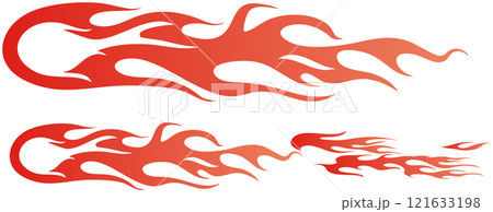 火の玉・炎・火球・ファイアーボールの装飾素材 121633198