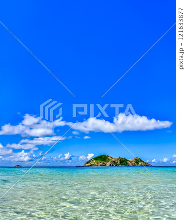 沖縄　渡嘉敷島の風景 121633877