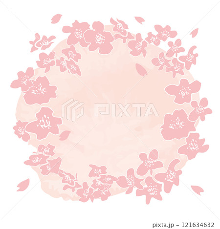 美しい桜の背景イラスト 美しい桜の背景イラスト 121634632