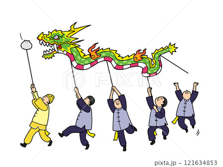 長崎くんちで奉納される無形民俗文化財「龍踊」 121634853