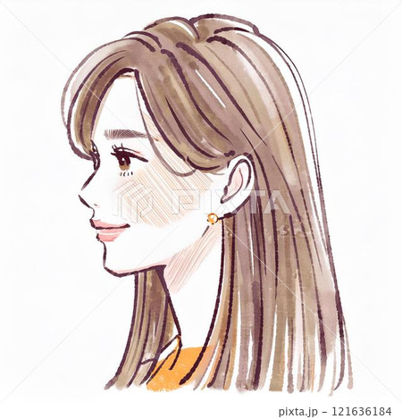 女性・女の子のイラスト素材 121636184