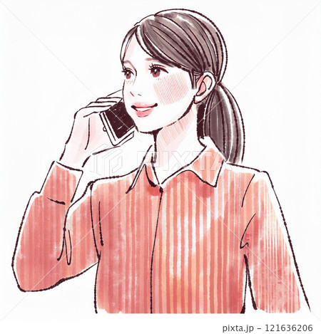 女性・女の子のイラスト素材 121636206