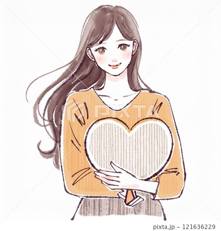 女性・女の子のイラスト素材 121636229