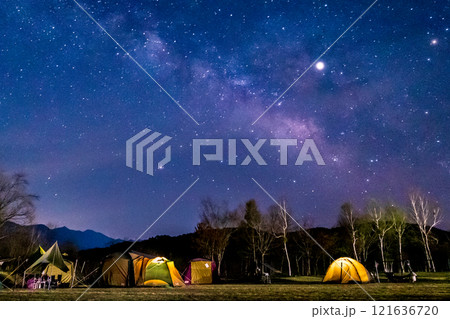 テントから見える星空 121636720