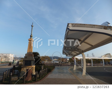 清水駅久能山東照宮里程標塔 121637263