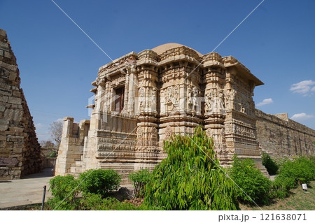 インド　世界遺産ラージャスターンの丘陵城塞群　チットールガル城塞 121638071