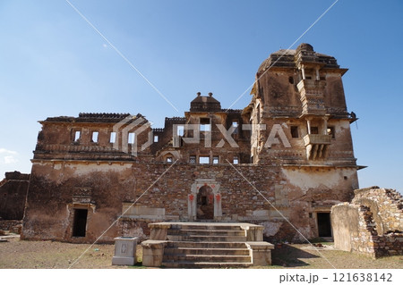 インド 世界遺産ラージャスターンの丘陵城塞群 チットールガル城塞 インド 世界遺産ラージャスターンの丘陵城塞群 チットールガル城塞 121638142