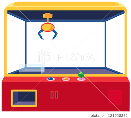 中身の入っていない空のクレーンゲーム機のベクターイラスト素材(ガラスなし透過) 中身の入っていない空のクレーンゲーム機のベクターイラスト素材(ガラスなし透過) 121638282