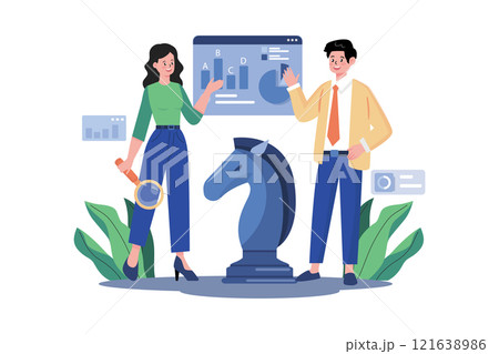 Team Thinking About Business Strategy Team Thinking About Business Strategy 121638986