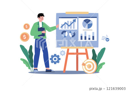 Man Make A Business Plan Analysis Using Chart 121639003