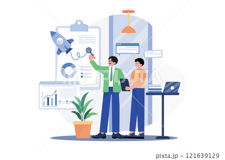 Workers Are Discussing Their Future Project Workers Are Discussing Their Future Project 121639129