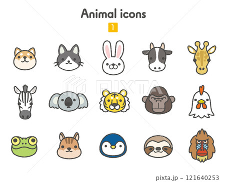 動物のアイコン集1 121640253
