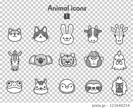 動物のアイコン集1 121640254