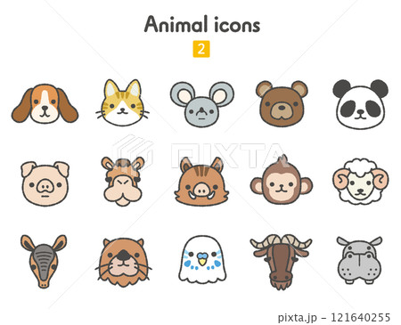 動物のアイコン集2 121640255