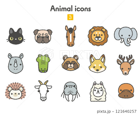 動物のアイコン集3 121640257