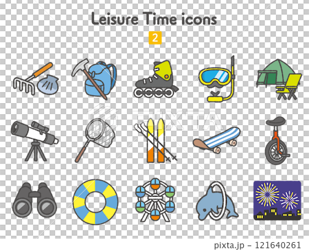 Play icon collection 2 121640261