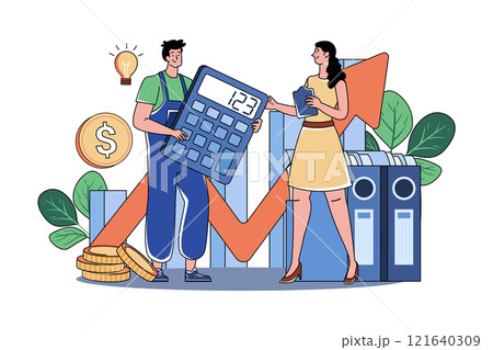 Group Of Volunteers Giving Charity Gifts To The Poor 121640309