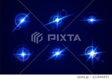 Glint glare collection with bright luminous effect Glint glare collection with bright luminous effect 121640457