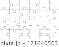 白いジグソーパズル 121640503