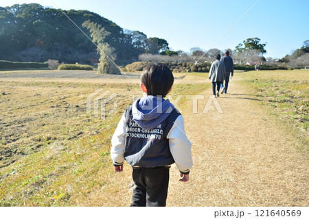 新春　正月遊び　都府楼跡 121640569