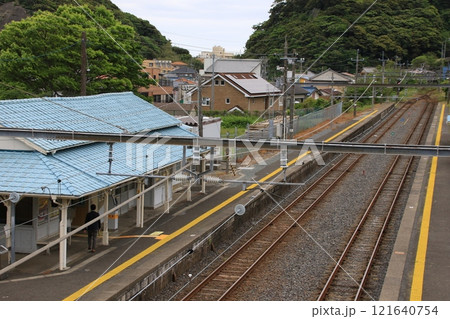 JR内房線太海駅の風景 121640754