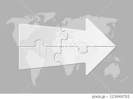 Diagram infographic for 4 steps, arrow puzzle Diagram infographic for 4 steps, arrow puzzle 121640781