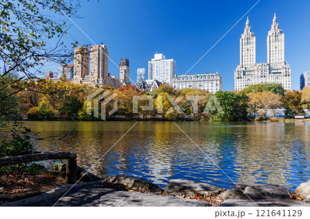Central Park in New York City on a sunny autumn Central Park in New York City on a sunny autumn 121641129