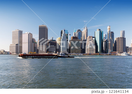 The New York Manhattan skyline The New York Manhattan skyline 121641134