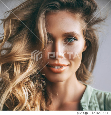 Wild Elegance, A Captivating Woman Portrait 121641524