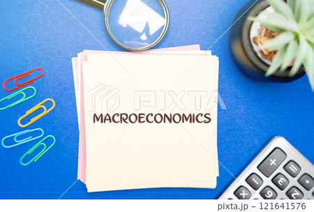 Notes with the word macroeconomics. Branch of economics that studies the behavior and performance of an economy as a whole. National income, inflation, unemployment and economic growth 121641576