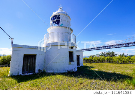 国の重要文化財に指定される鍋島灯台(香川県坂出市与島町) 国の重要文化財に指定される鍋島灯台(香川県坂出市与島町) 121641588
