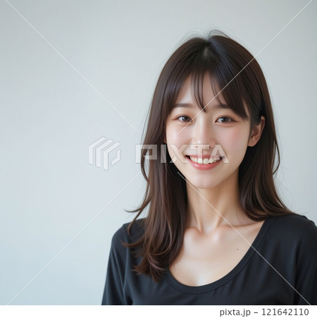 スーツを着た若い女性 スーツを着た若い女性 121642110