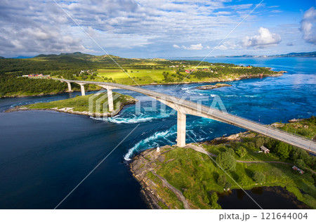 Whirlpools of the maelstrom of Saltstraumen, Nordland, Norway 121644004