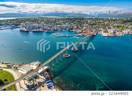 Bridge of city Tromso, Norway Bridge of city Tromso, Norway 121644065