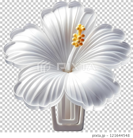 Unique Hibiscus Hair Clip Inspired by Nature 121644548