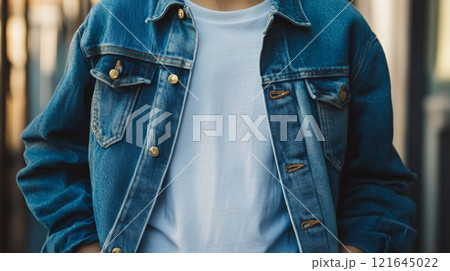 Mock up T-shirt for your design. 121645022