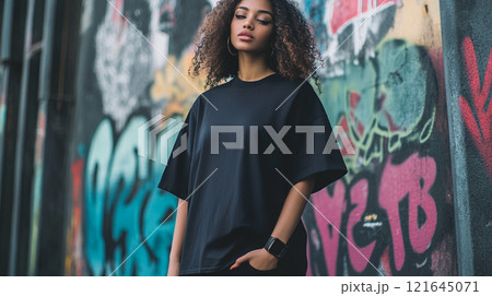 Mock up T-shirt for your design. 121645071