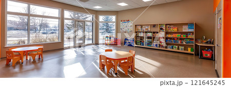 自然光が入る保育園イメージ01 自然光が入る保育園イメージ01 121645245