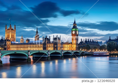 イギリス-ロンドン市街イメージ01 121646020