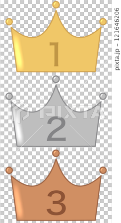 Simple crown set (with numbers) 121646206