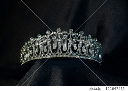 Royal crown for queen and princess with pearls Royal crown for queen and princess with pearls 121647483