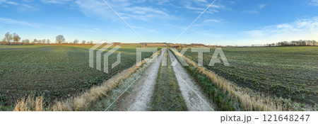 Farmland in North Yorkshire - northeast England 121648247